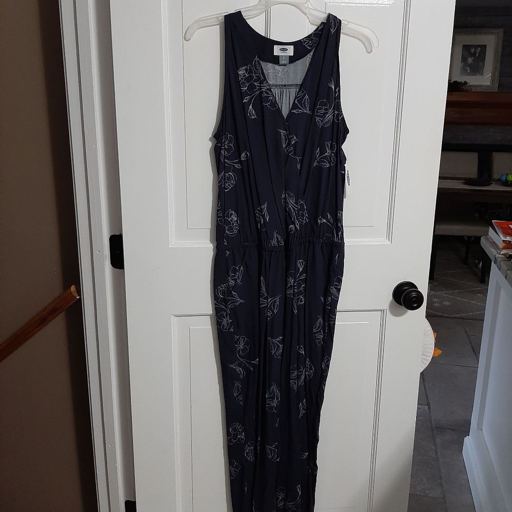 New Jumpsuit, Women's Gray, Sleeveless, S